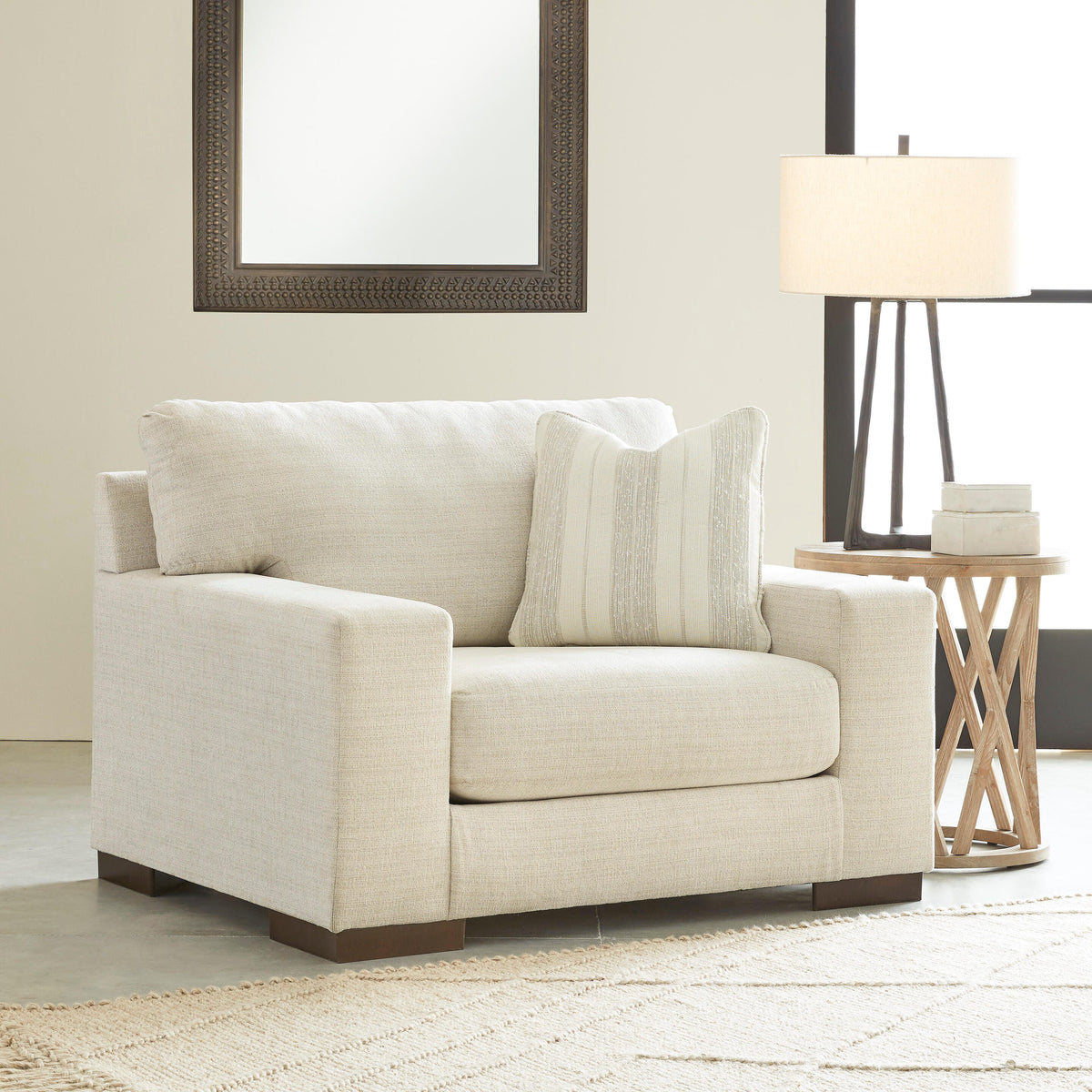 Maggie Oversized Chair and Ottoman - 52003U6 - product view or room setting; complete kit and included component views (supplier image 18)