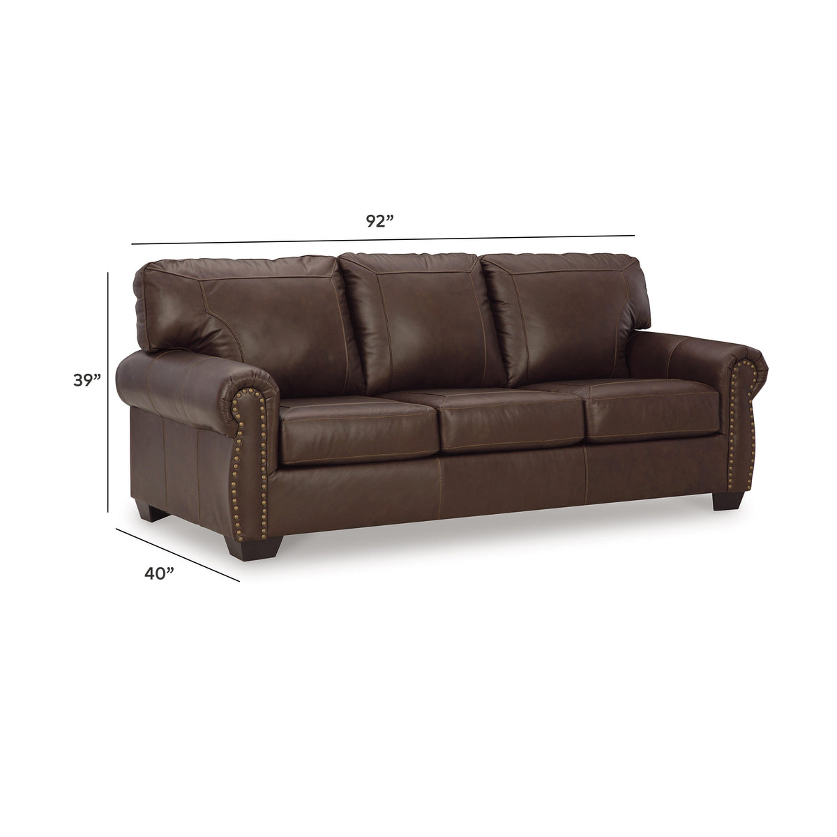Colleton Sofa - 5210738 - approximate manufacturer dimensions (supplier image 10)