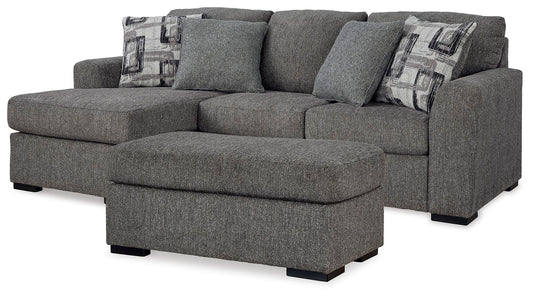 Gardiner Sofa Chaise and Ottoman - 52404U1 - product view or room setting; complete kit and included component views (supplier image 1)
