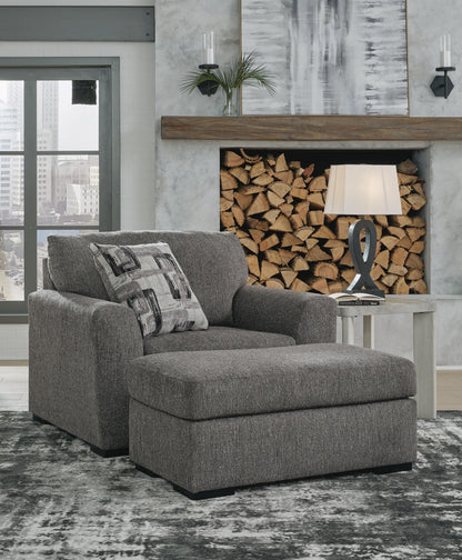 Gardiner Oversized Chair and Ottoman - 52404U2 - product view or room setting; complete kit and included component views (supplier image 1)