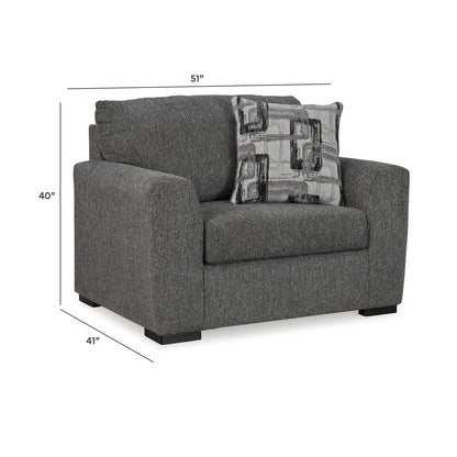 Gardiner Oversized Chair - 5240423 - approximate manufacturer dimensions (supplier image 7)