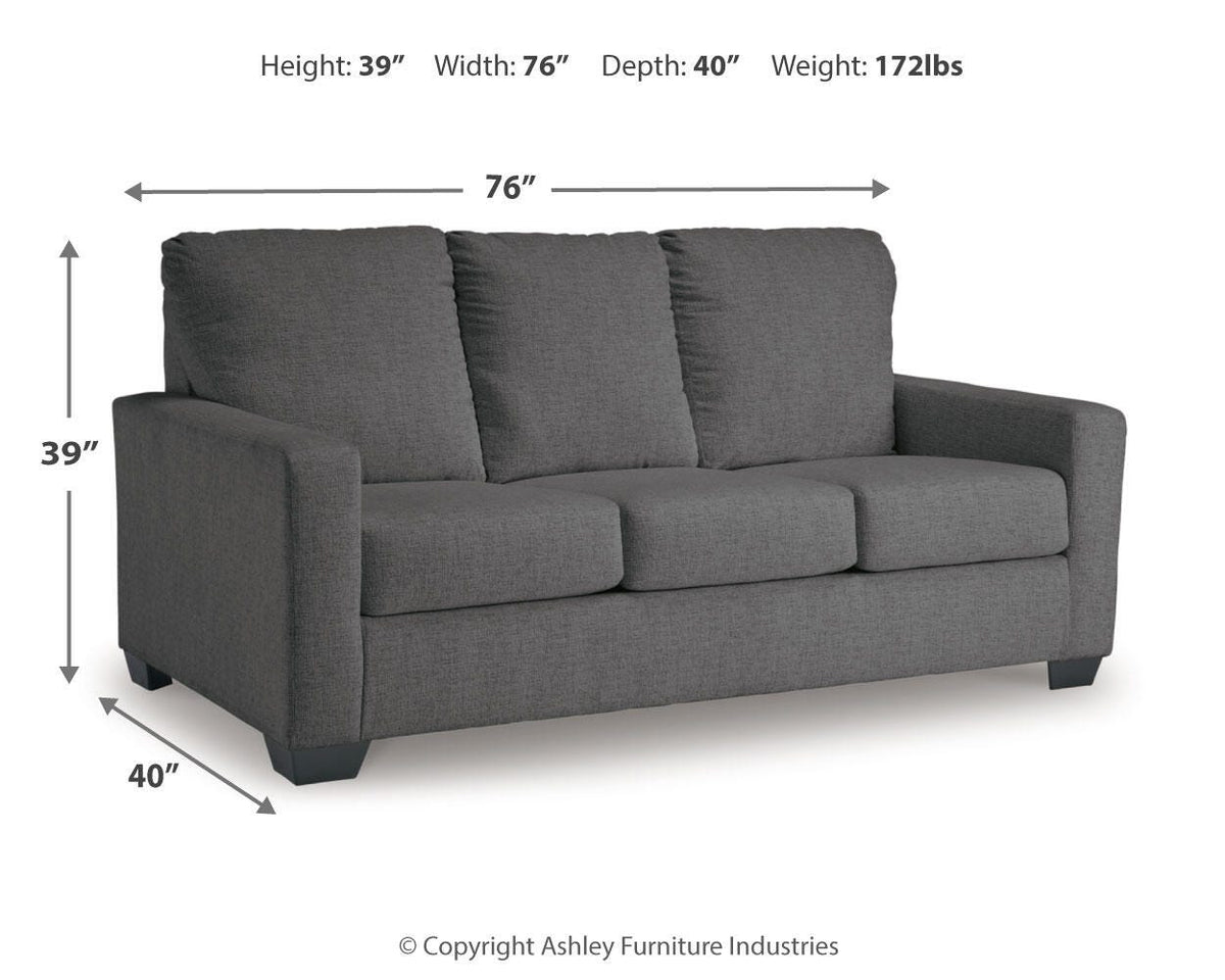 Rannis Sofa Sleeper - 5360236 - approximate manufacturer dimensions (supplier image 20)