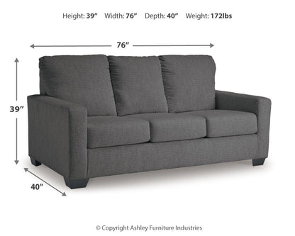 Rannis Living Room Sets - 53602U1 - approximate manufacturer dimensions (supplier image 20)