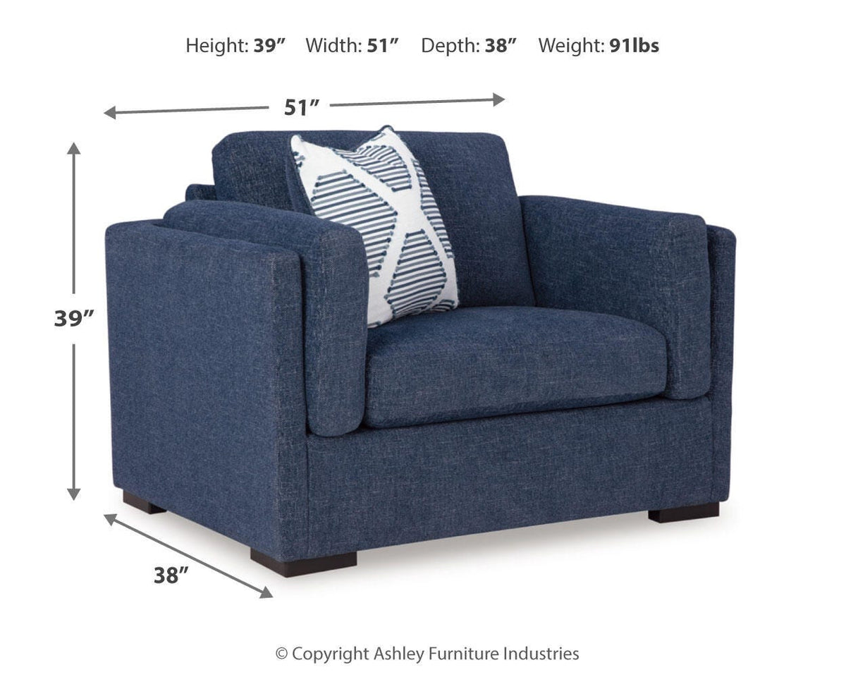 Evansley Living Room Sets - 54502U3 - approximate manufacturer dimensions (supplier image 28)
