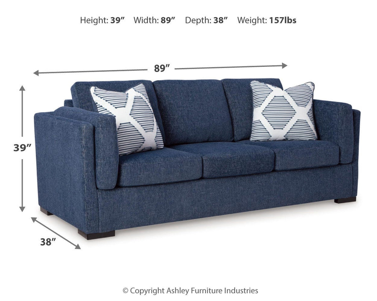 Evansley Living Room Sets - 54502U2, 54502U3 - approximate manufacturer dimensions (supplier image 16)