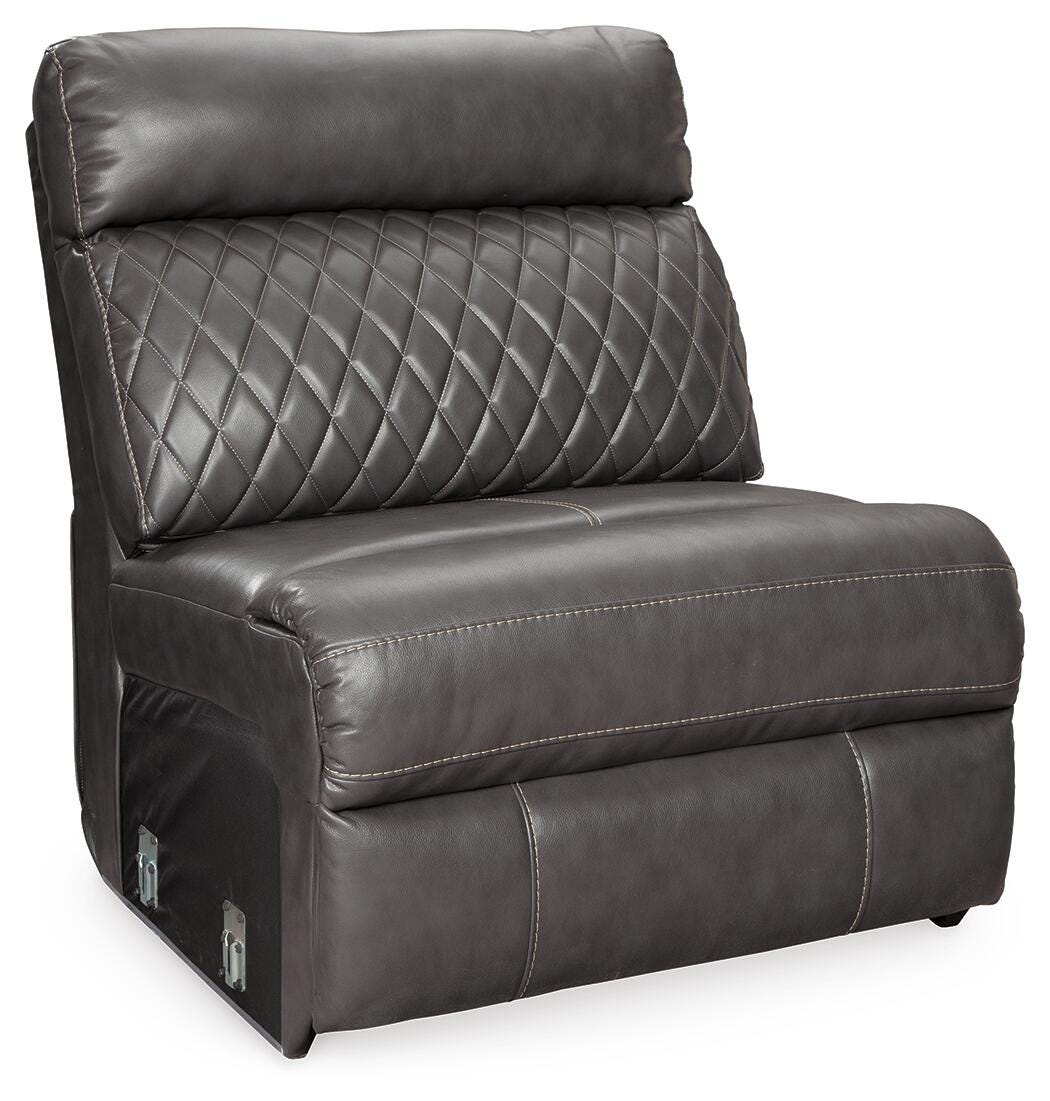 Samperstone Sectional - 55203S1, 55203S2, 55203S4 - product view or room setting; complete kit and included component views (supplier image 12)