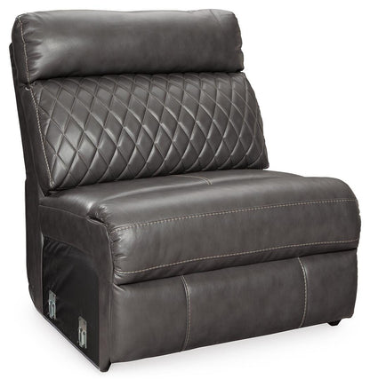 Samperstone Sectional - 55203S1, 55203S2, 55203S4 - product view or room setting; complete kit and included component views (supplier image 12)