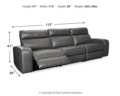 Samperstone Sectional - 55203S4 - approximate manufacturer dimensions (supplier image 34)
