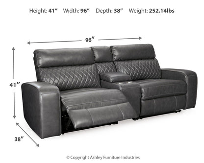 Samperstone Sectional - 55203S3 - approximate manufacturer dimensions (supplier image 39)