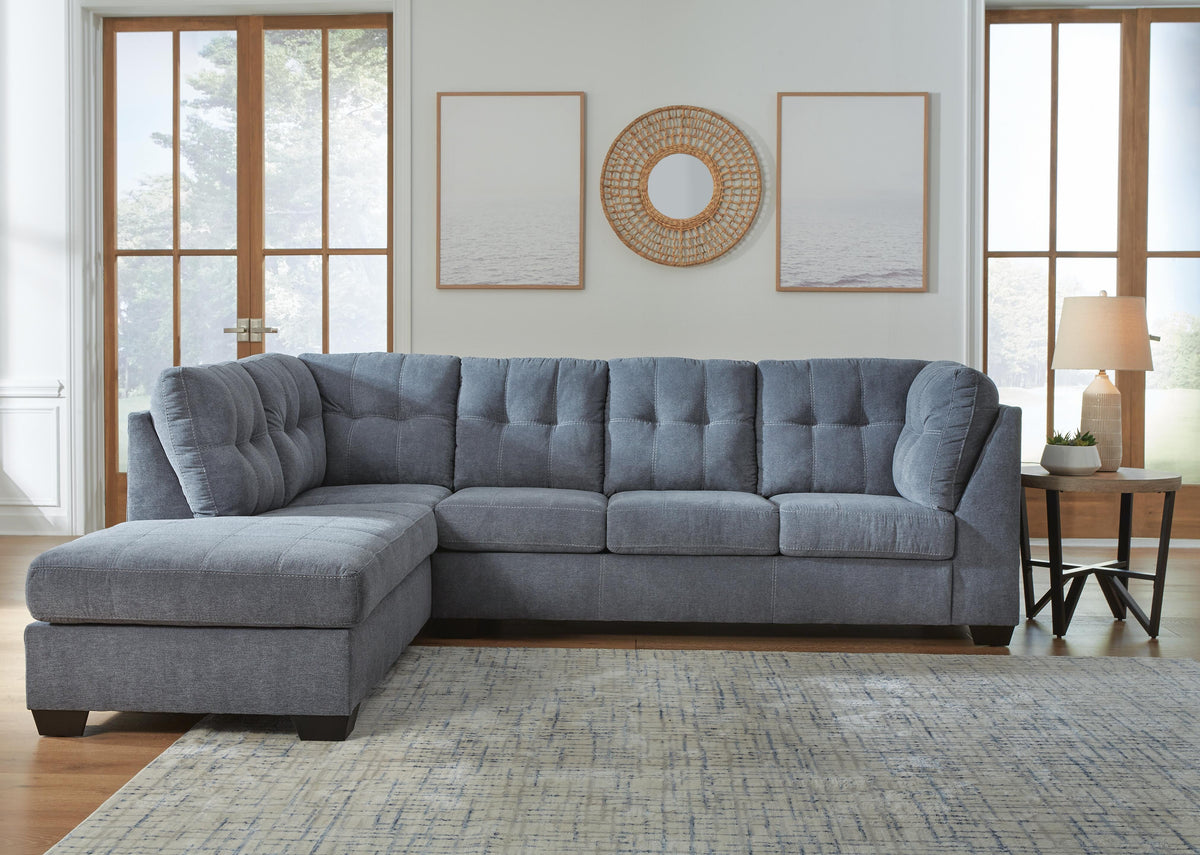 Marleton Sectional - 55303S1 - product view or room setting; complete kit and included component views (supplier image 29)