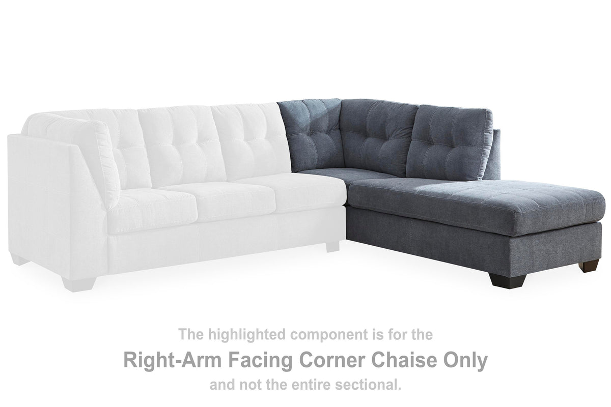 Marleton Sectional - 55303S4, 55303S2 - product view or room setting; complete kit and included component views (supplier image 7)