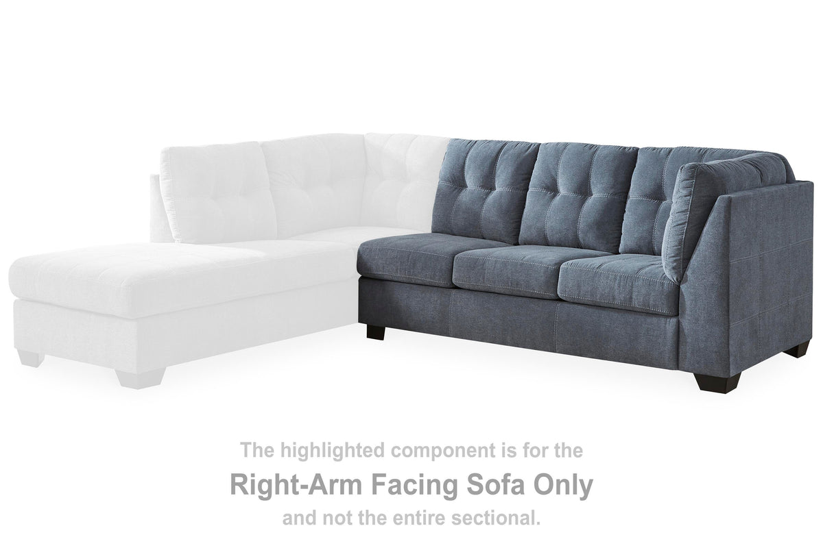 Marleton Sectional - 55303S1 - product view or room setting; complete kit and included component views (supplier image 36)