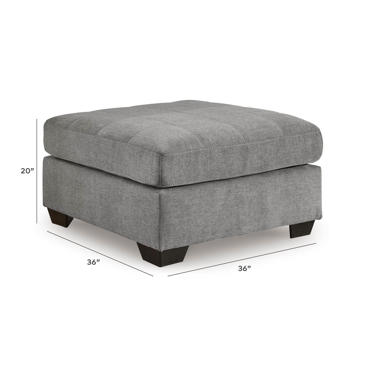 Marleton 2-Piece Sectional and Ottoman - 55305U1 - approximate manufacturer dimensions (supplier image 16)