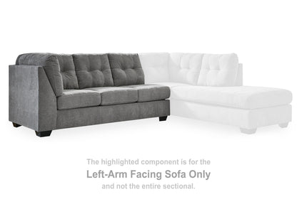 Marleton 2-Piece Sectional and Ottoman - 55305U1 - product view or room setting; complete kit and included component views (supplier image 18)