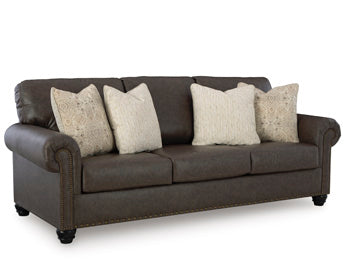 Roxmere sofa and loveseat set, Umber, 5550338: original manufacturer image; only listed sofa and loveseat included. Castillo Furniture, Philadelphia.