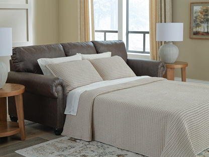 Roxmere Queen Sofa Sleeper - 5550339 - product view or room setting; only sleeper sofa included (supplier image 2)