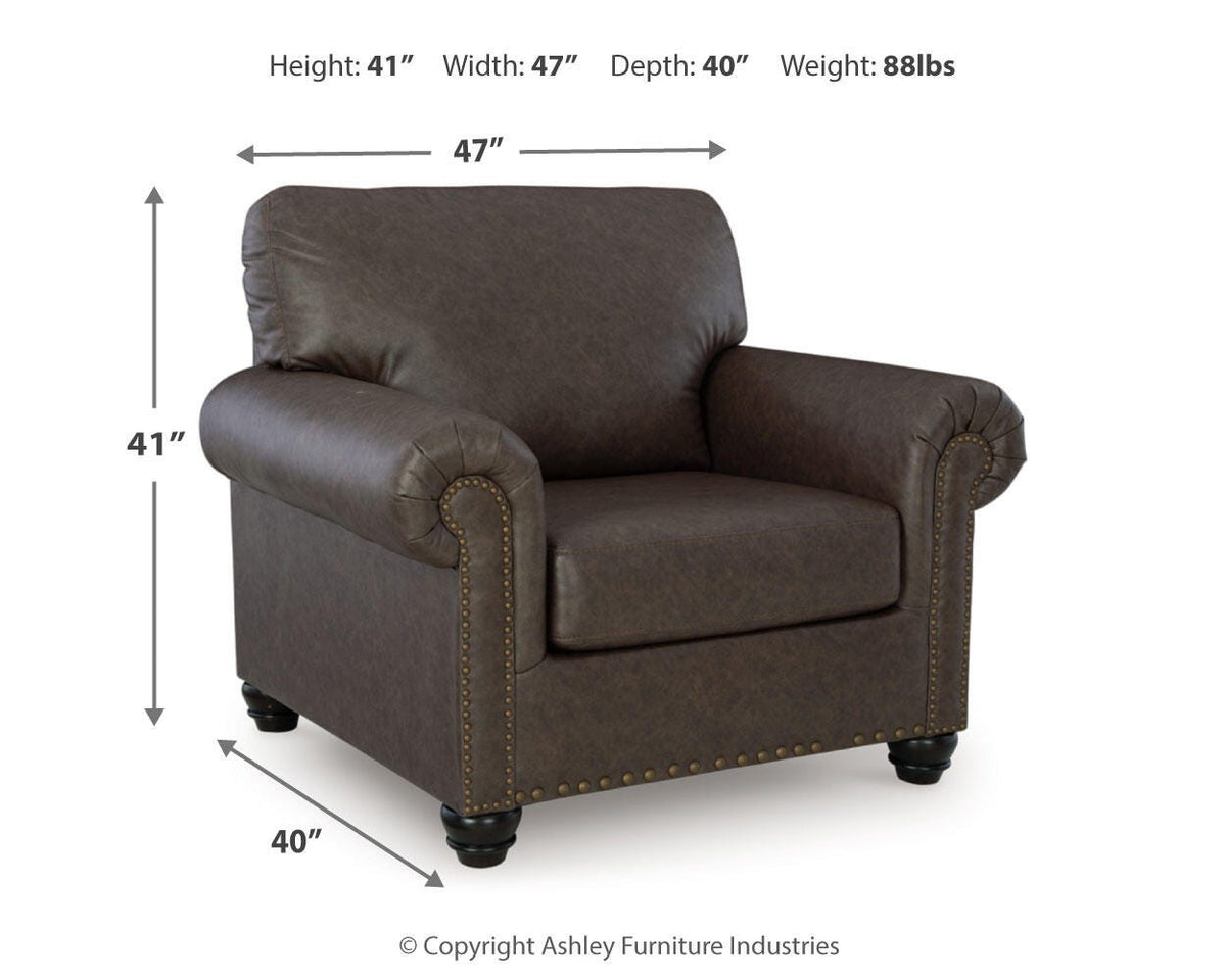 Roxmere Chair - 5550320 - approximate manufacturer dimensions (supplier image 7)