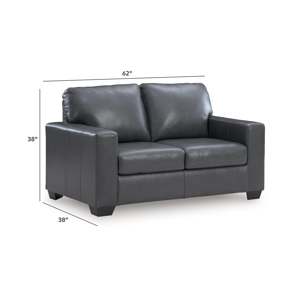 Bolsena Loveseat - 5560435 - approximate manufacturer dimensions (supplier image 16)