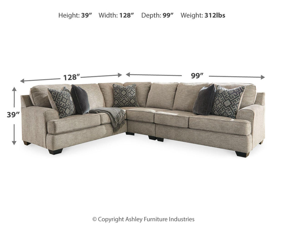 Bovarian Living Room Sets - 56103U3 - approximate manufacturer dimensions (supplier image 42)