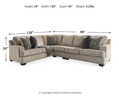 Bovarian Living Room Sets - 56103U3 - approximate manufacturer dimensions (supplier image 42)