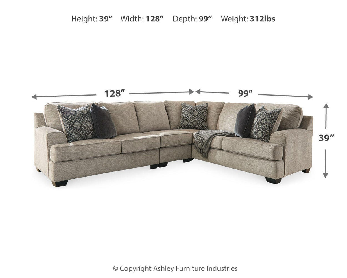 Bovarian Living Room Sets - 56103U2 - approximate manufacturer dimensions (supplier image 26)