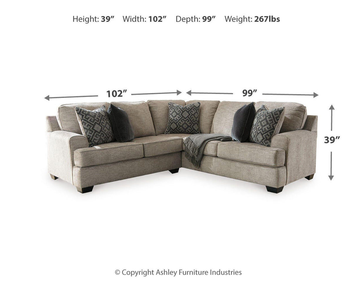 Bovarian Living Room Sets - 56103U1 - approximate manufacturer dimensions (supplier image 18)