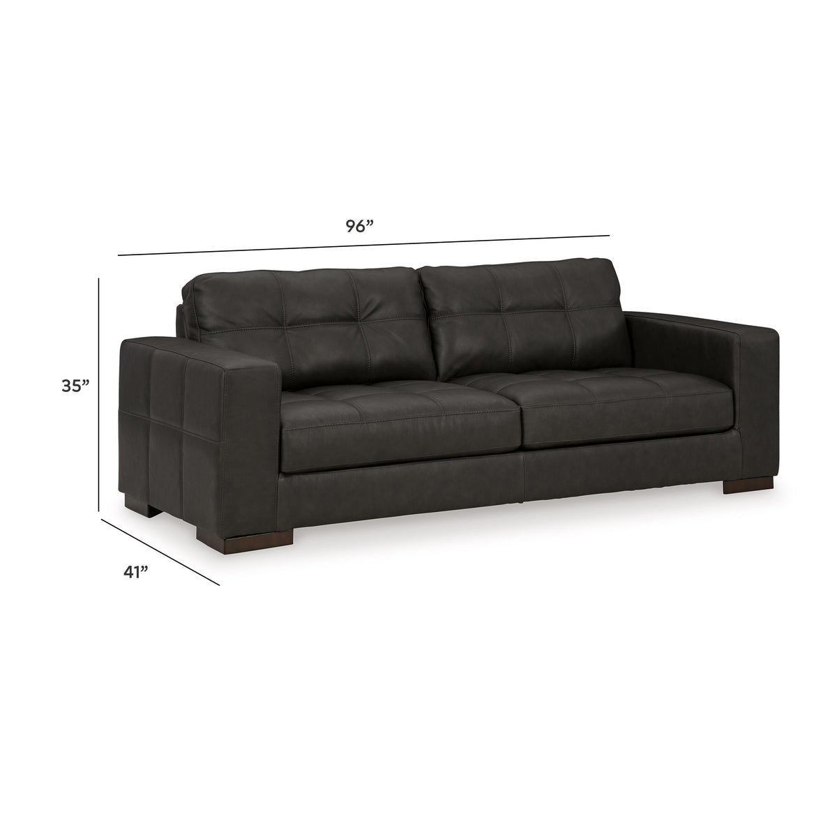Luigi Living Room Sets - 56506U3, 56506U1 - approximate manufacturer dimensions (supplier image 36)