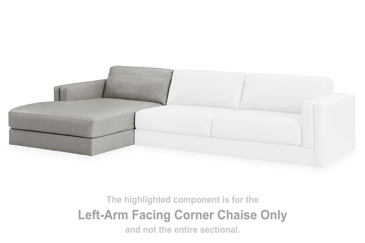Amiata Sectional - 57404S1 - product view or room setting; complete kit and included component views (supplier image 21)