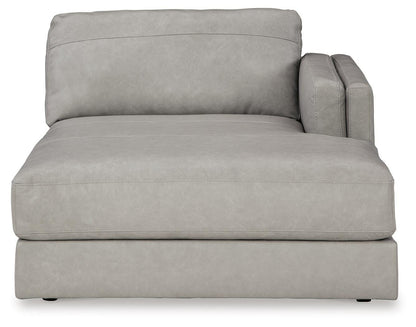 Amiata 2-Piece Sectional with Chaise and Ottoman - 57404U1 - product view or room setting; complete kit and included component views (supplier image 5)