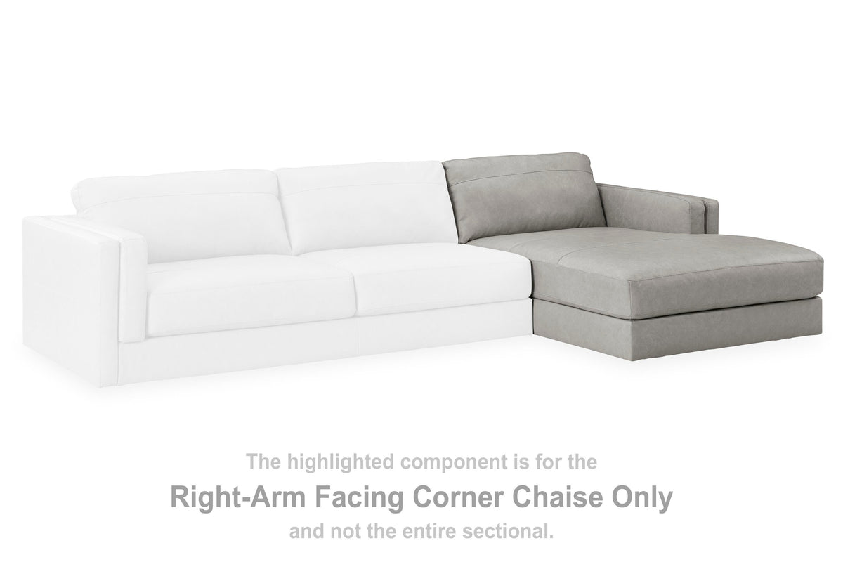 Amiata Sectional - 57404S2 - product view or room setting; complete kit and included component views (supplier image 8)