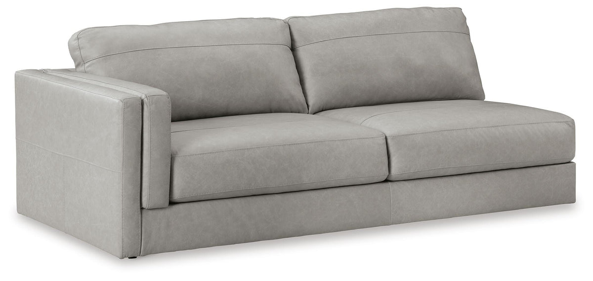 Amiata 2-Piece Sectional with Chaise and Ottoman - 57404U1 - product view or room setting; complete kit and included component views (supplier image 9)
