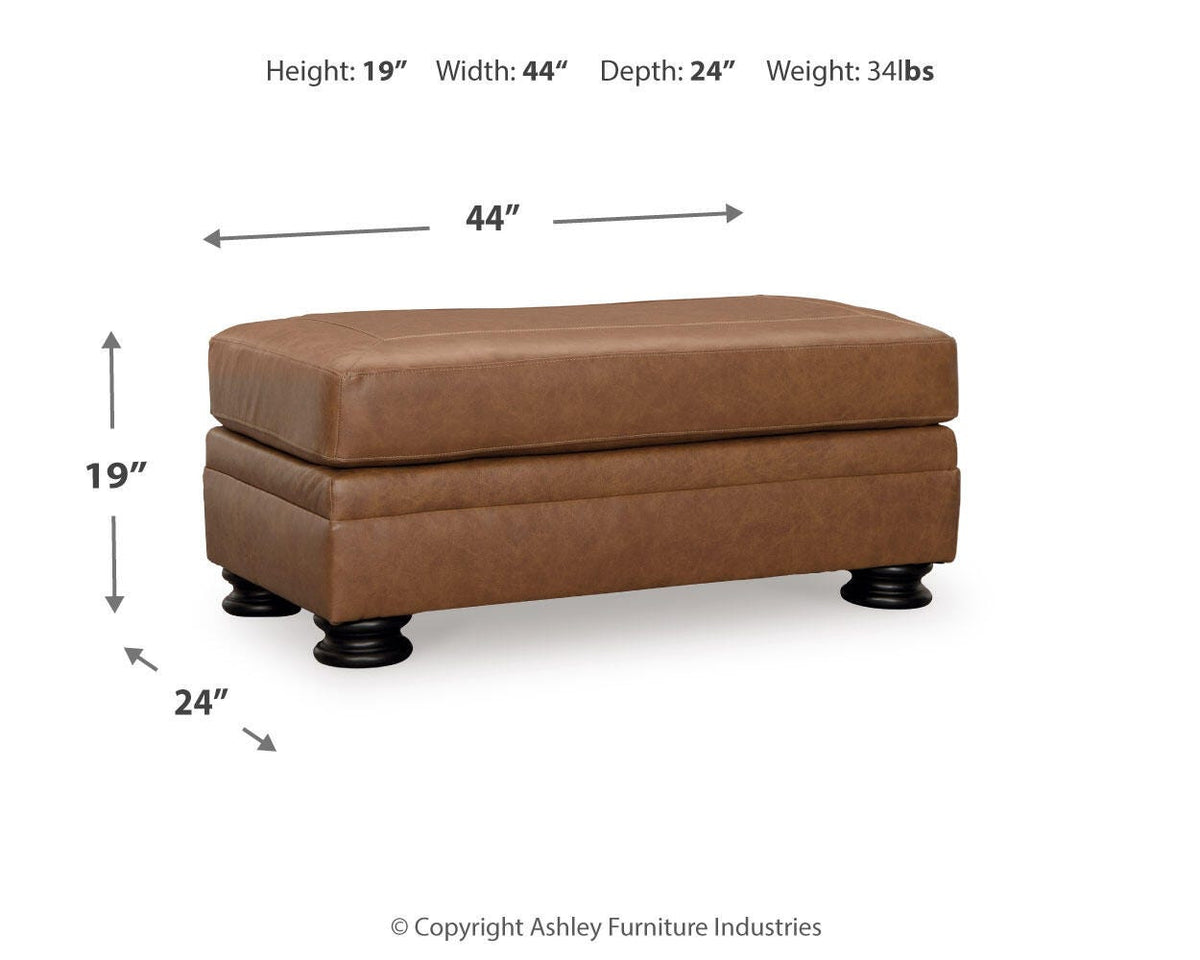 Carianna Living Room Sets - 57604U3 - approximate manufacturer dimensions (supplier image 19)