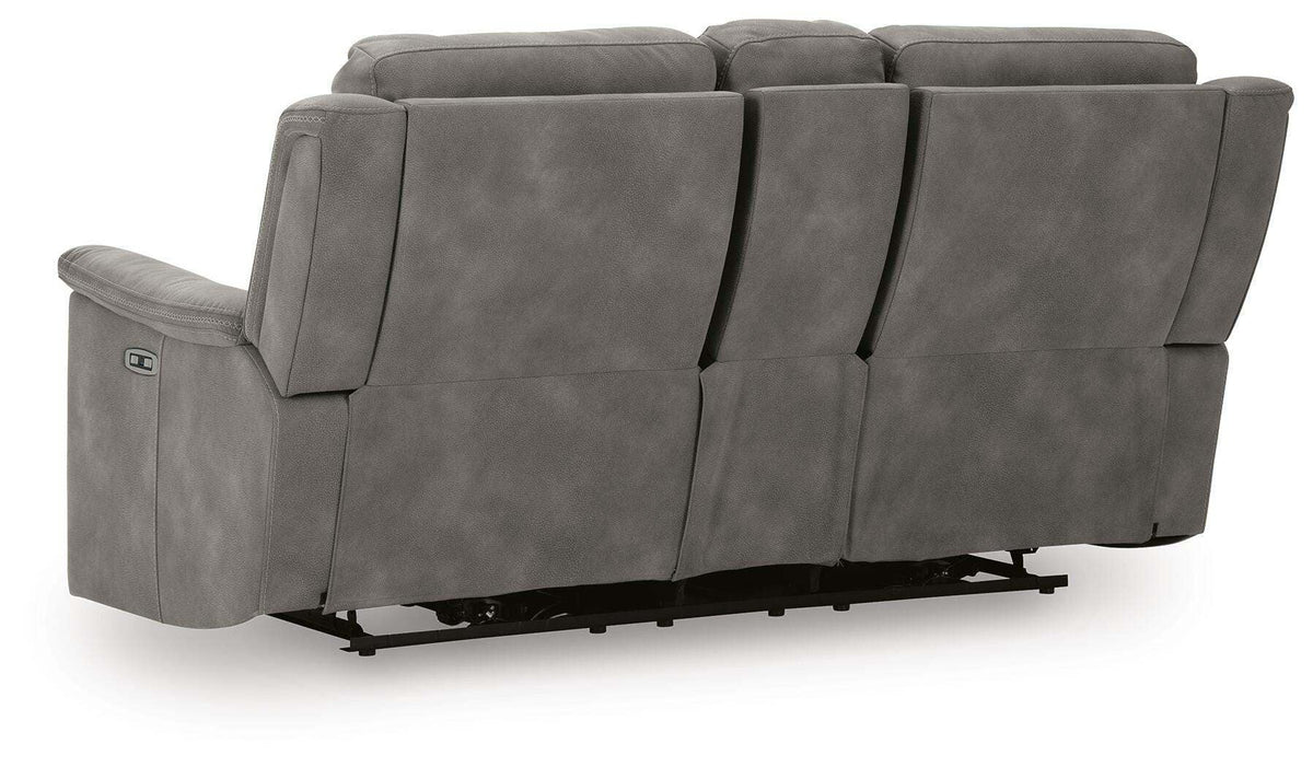 Next-Gen Durapella Power Reclining Loveseat with Console - 5930118 - product view or room setting; only loveseat included (supplier image 22)