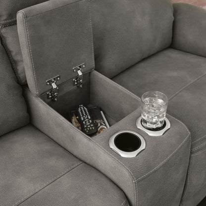 Next-Gen Durapella Power Reclining Loveseat with Console - 5930118 - product view or room setting; only loveseat included (supplier image 23)