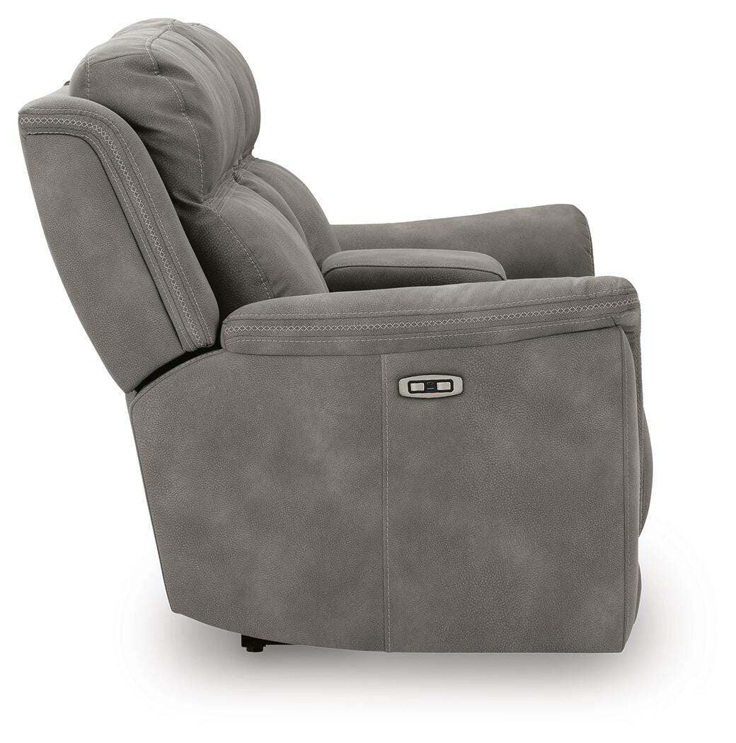Next-Gen Durapella Power Reclining Loveseat with Console - 5930118 - product view or room setting; only loveseat included (supplier image 21)