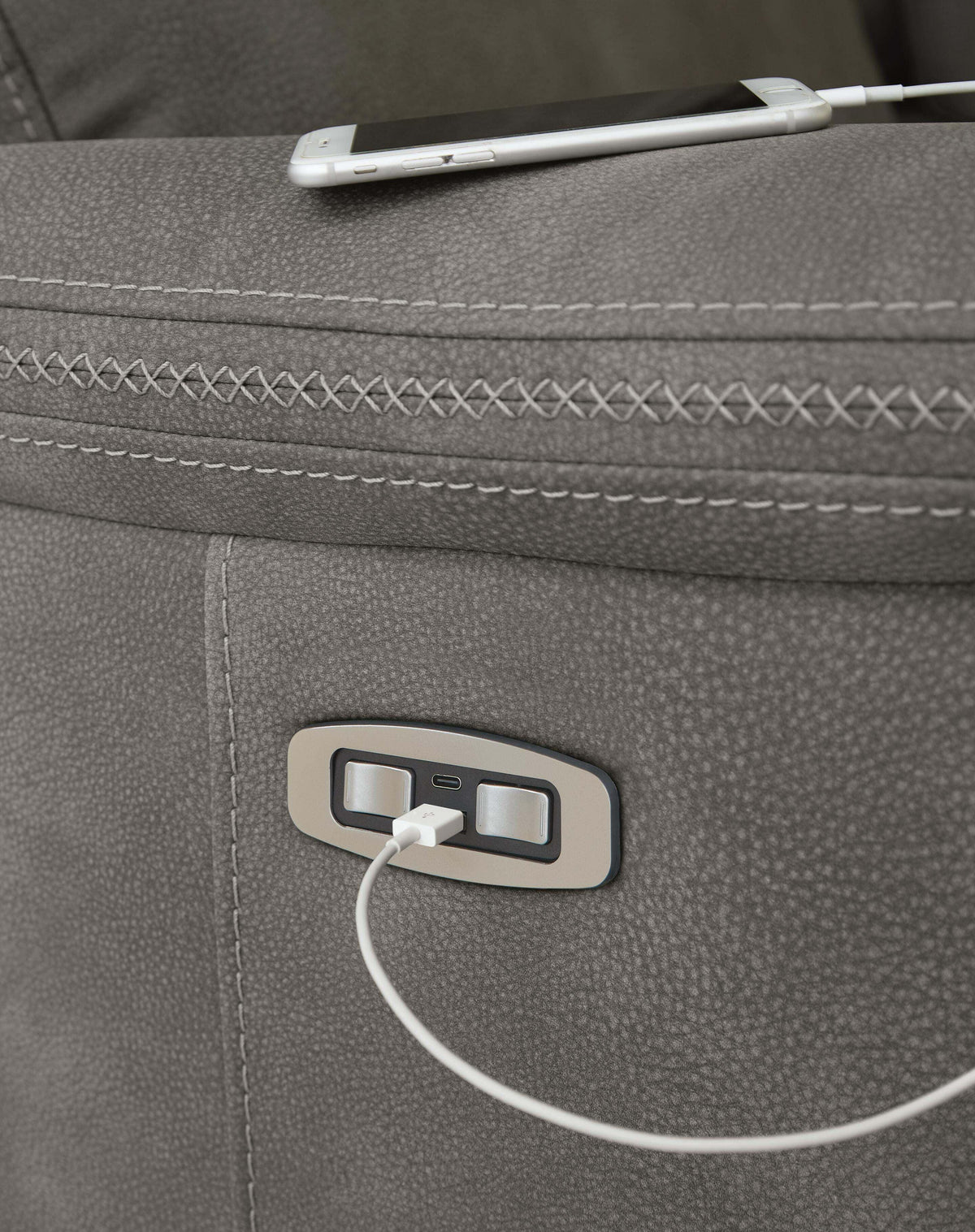 Next-Gen Durapella Power Reclining Loveseat with Console - 5930118 - product view or room setting; only loveseat included (supplier image 26)