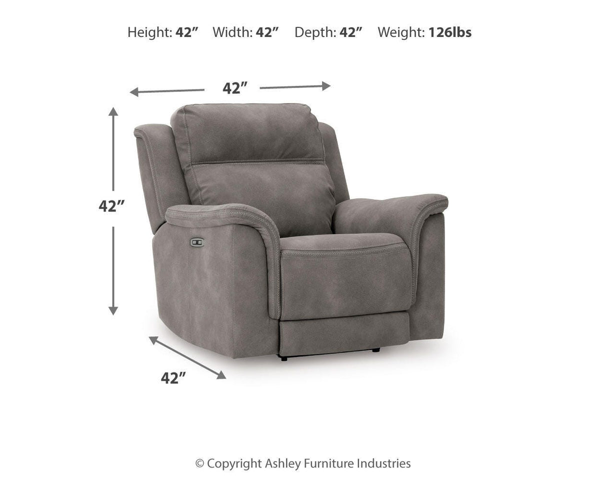 Next-Gen Durapella Power Recliner - 5930113 - approximate manufacturer dimensions (supplier image 10)
