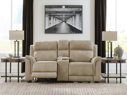Next-Gen Durapella Power Reclining Loveseat with Console - 5930218 - product view or room setting; only loveseat included (supplier image 15)