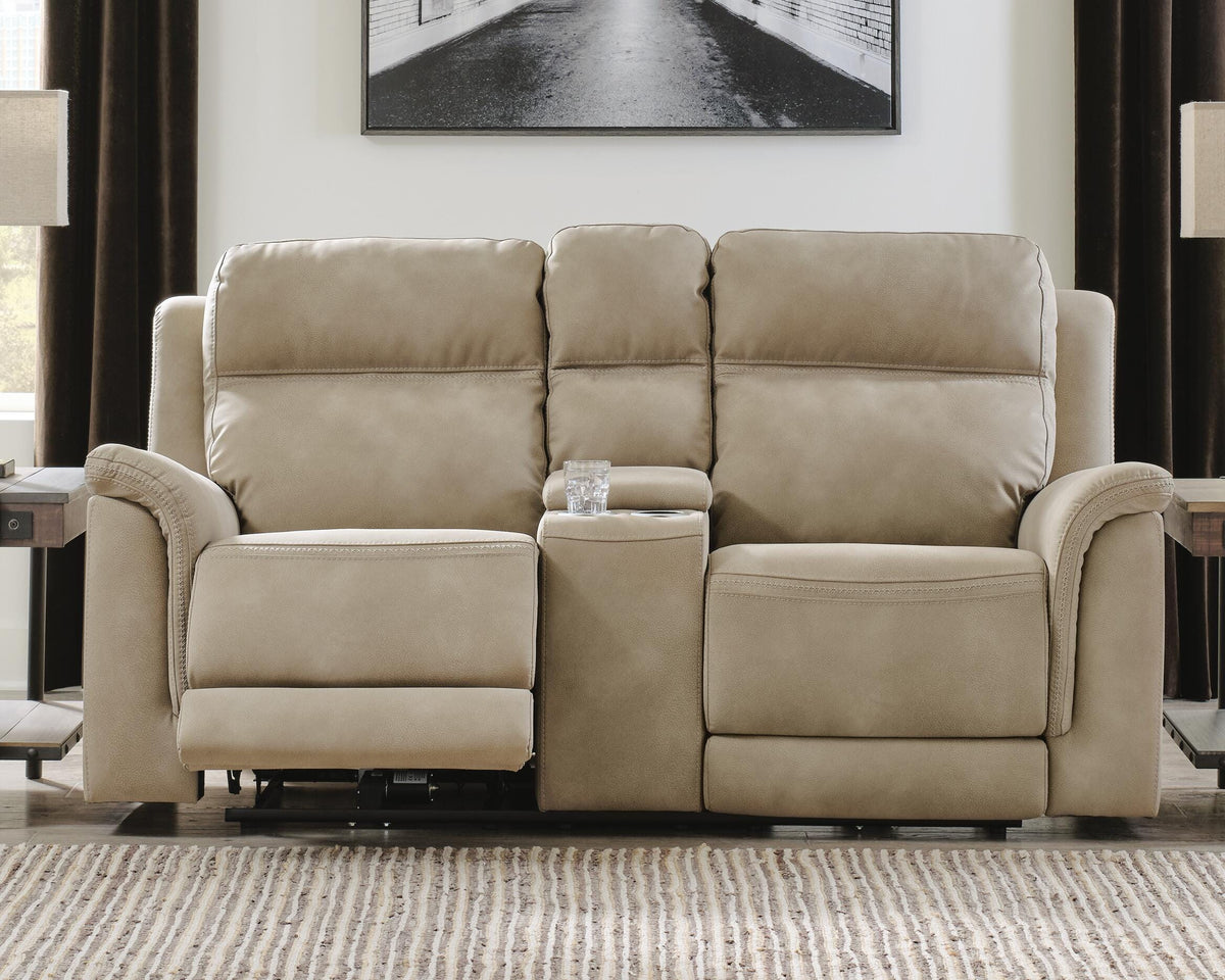 Next-Gen Durapella Power Reclining Loveseat with Console - 5930218 - product view or room setting; only loveseat included (supplier image 2)