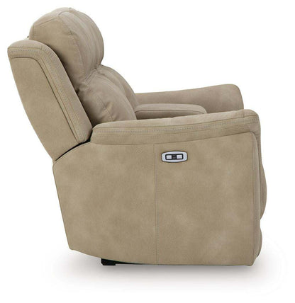 Next-Gen Durapella Power Reclining Loveseat with Console - 5930218 - product view or room setting; only loveseat included (supplier image 6)