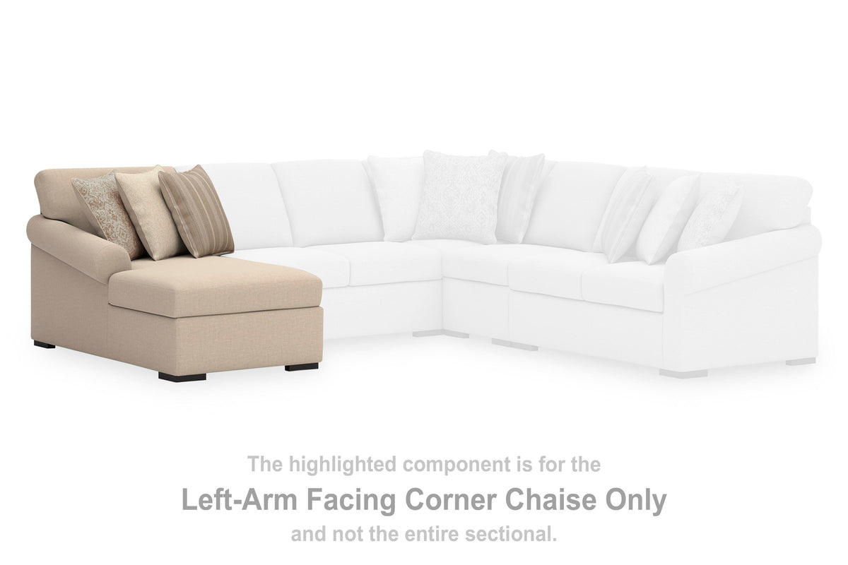 LadyMae Sectional - 59404S8, 59404S7, 59404S6, 59404S5 - product view or room setting; complete kit and included component views (supplier image 44)