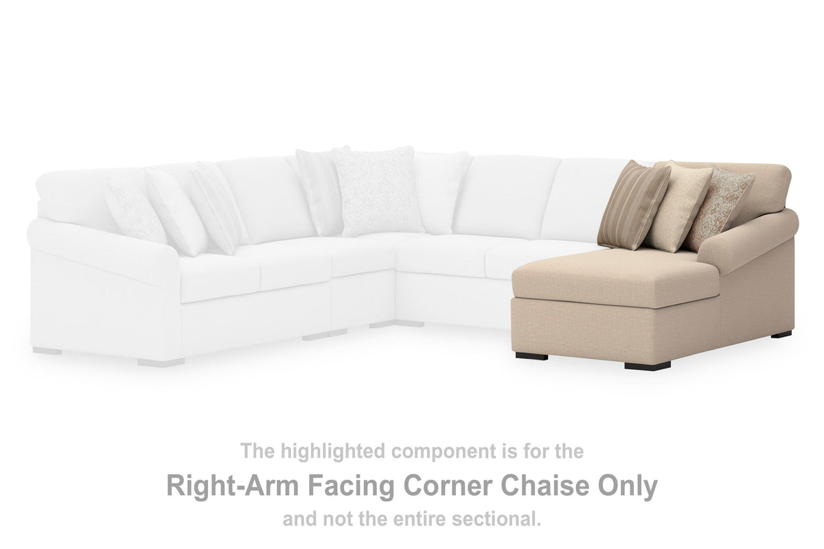 LadyMae Sectional - 59404S4, 59404S2, 59404S5, 59404S3 - product view or room setting; complete kit and included component views (supplier image 8)