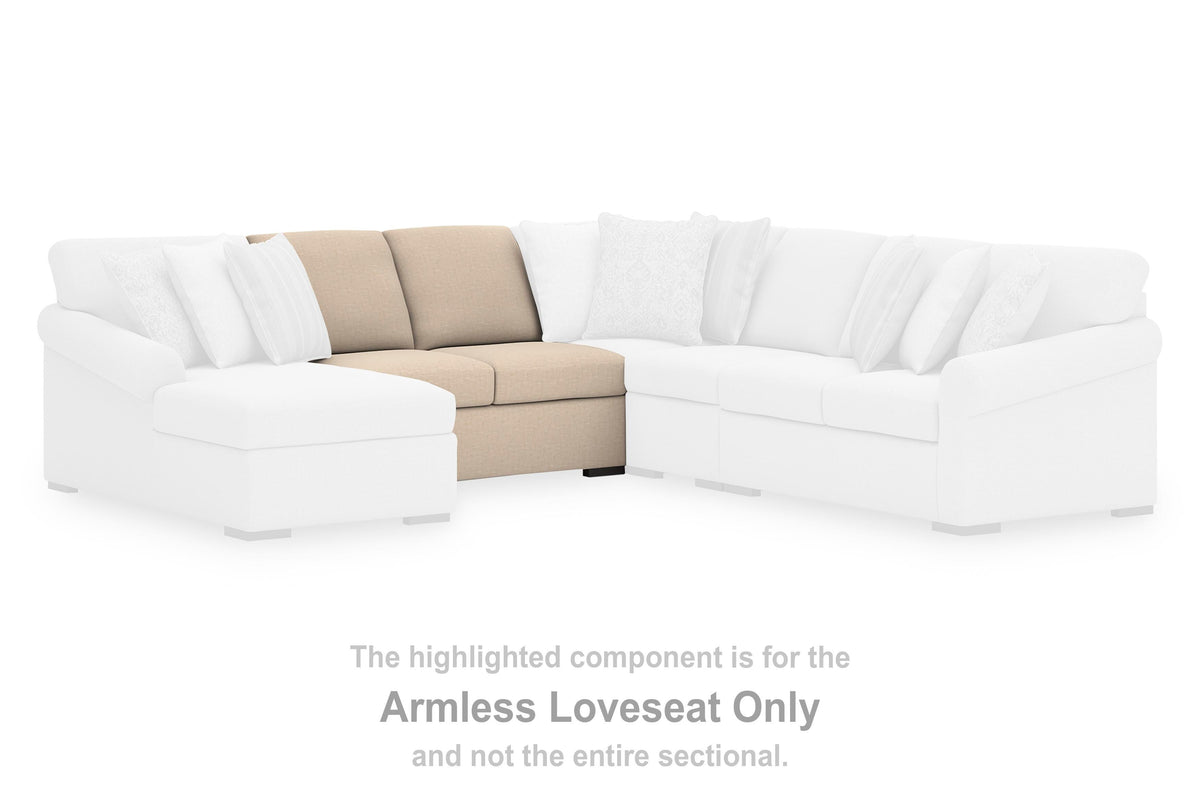 LadyMae Sectional - 59404S4, 59404S8, 59404S7, 59404S5, 59404S3 - product view or room setting; complete kit and included component views (supplier image 14)