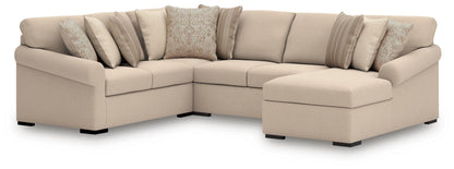 LadyMae Sectional - 59404S3 - product view or room setting; complete kit and included component views (supplier image 62)