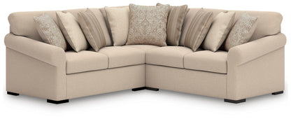 LadyMae Sectional - 59404S1 - product view or room setting; complete kit and included component views (supplier image 64)