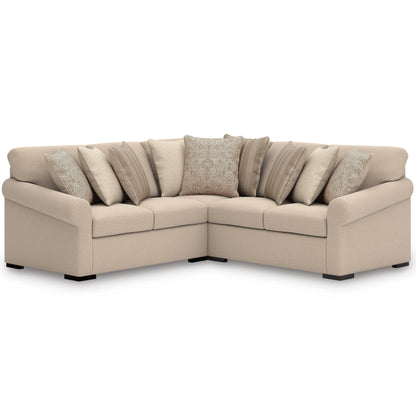 LadyMae Sectional - 59404S1 - product view or room setting; complete kit and included component views (supplier image 63)