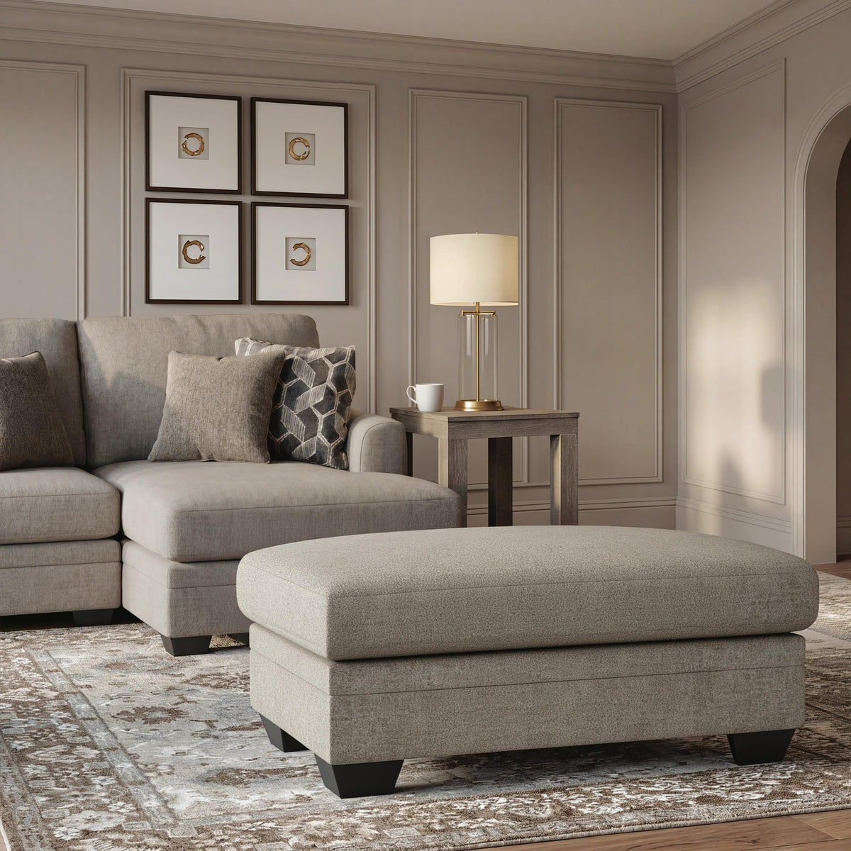 Stonemeade Ottoman - 5950414 - product view or room setting; only ottoman included (supplier image 7)