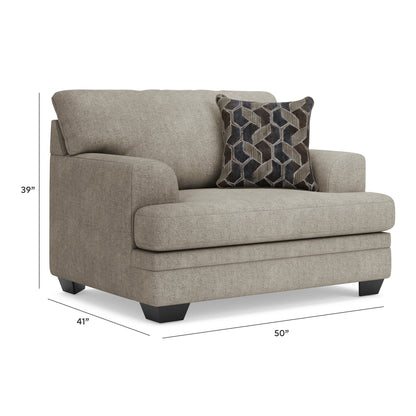 Stonemeade Oversized Chair - 5950423 - approximate manufacturer dimensions (supplier image 15)