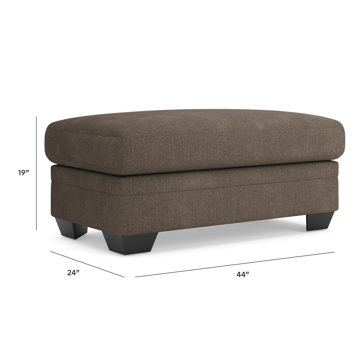 Stonemeade Ottoman - 5950514 - approximate manufacturer dimensions (supplier image 5)