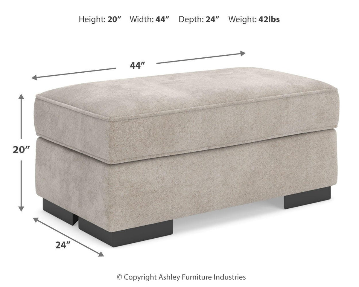 High Profile Ottoman - 5990214 - approximate manufacturer dimensions (supplier image 8)